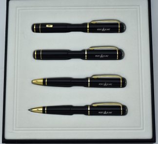 MONTBLANC 100 ANNIVERSARY HISTORICAL SET OF FOUR PENS LE 643/1000