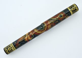 PHOENIX LACQUER ART RED DRAGON FOUNTAIN PEN
