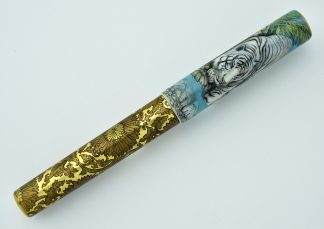 PHOENIX LACQUER ART WHITE TIGER FOUNTAIN PEN